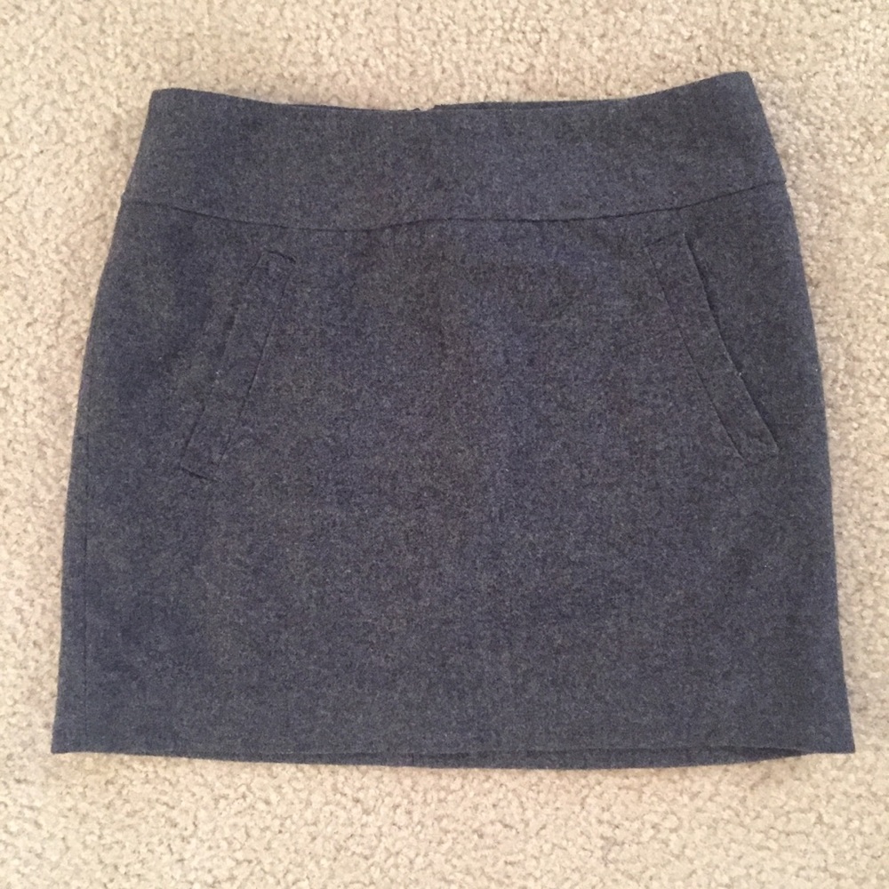 H&M Wool Pocket Mini Skirt